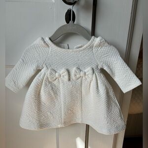 Janie and Jack Newborn White Dress
